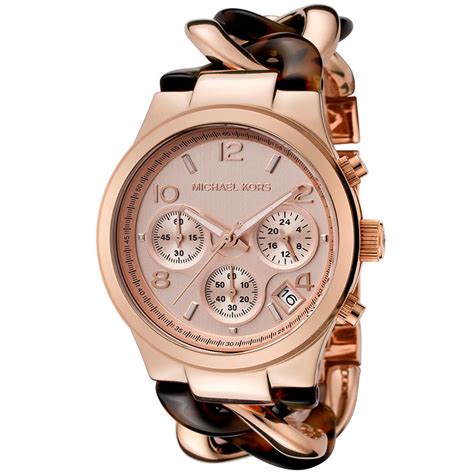 michael kors mk4269 brown rose gold analog quartz women's watch|rose gold watches for women.